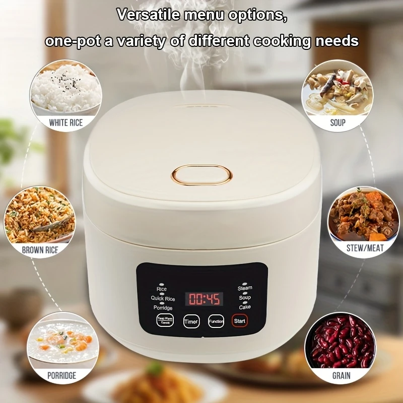 BALASHOV 3L Smart Electric Rice Cooker with 24-Hour Reservation & Keep Warm Function - Image 4