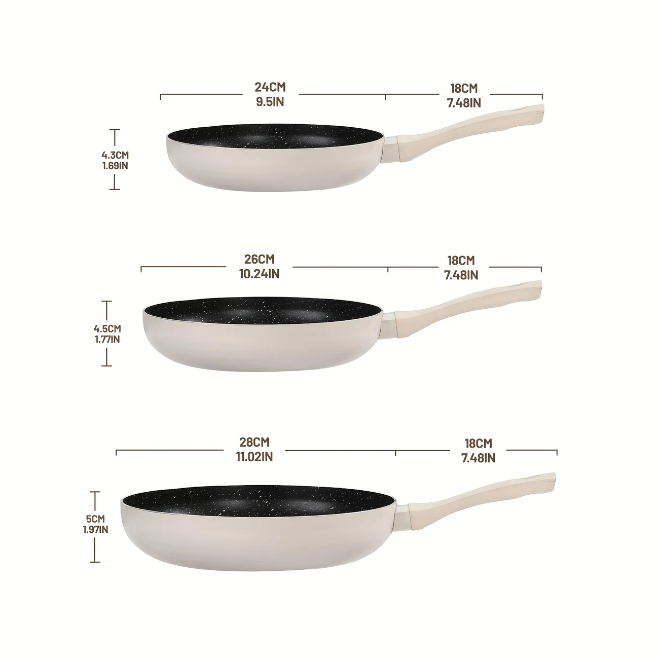 Non-Stick Frying Pans Skillet - Image 4